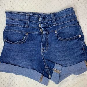 aeropostale jean shorts high waisted